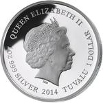 One Ounce Silver 2014 Peter Pan: Photo Coin, Tuvalu, One Ounce Silver 2014 Peter Pan / thumbnail