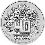 Tuvalu / Silver Ounce 2024 Teenage Mutant Ninja Turtles - reverse photo