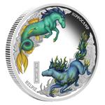 Tuvalu / Silver Ounce 2014 Horses of Legend - Hippocamp - obverse photo