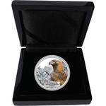 Silver Ounce 2012 Endangered and Extinct - Tasmanian Wedge-Tailed Eagle: Photo Coin, Tuvalu, Silver Ounce 2012 Tasmanian Wedge-Tailed Eagle / thumbnail