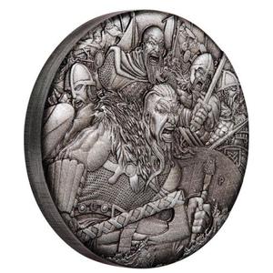 Tuvalu / Silver Two Ounces 2018 Vikings - obverse photo