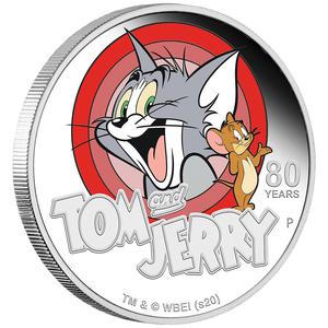 Tuvalu / Silver Ounce 2022 Tom and Jerry - reverse photo