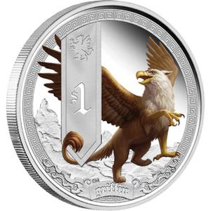 Tuvalu / Silver Ounce 2013 Griffin - reverse photo