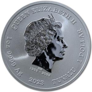 Tuvalu / Silver Ounce 2023 Gods of Olympus - Apollo - obverse photo