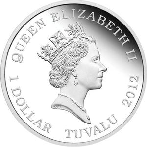 Tuvalu / Silver Ounce 2012 Cutty Sark - obverse photo