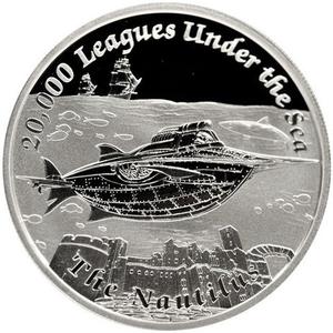 Tuvalu / Silver Ounce 2015 Nautilus - reverse photo