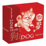 Gold Fifth-Ounce 2018 Year of the Dog - Prosperity: Photo Coin, Tuvalu, Gold Fifth-Ounce 2018 Year of the Dog - Prosperity / thumbnail