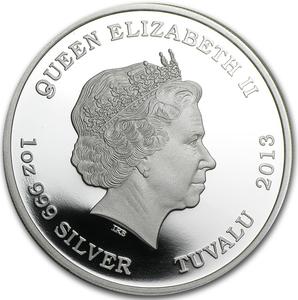 Tuvalu / Silver Ounce 2013 Unicorn - obverse photo