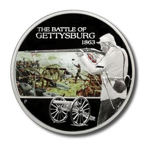 Tuvalu / Silver Ounce 2009 Battle of Gettysburg - reverse photo