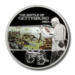 Silver Ounce 2009 Battle of Gettysburg: Photo Coin, Tuvalu, Silver Ounce 2009 Battle of Gettysburg / thumbnail