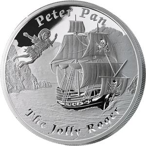 Tuvalu / One Ounce Silver 2014 Peter Pan - reverse photo