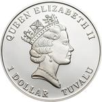 Tuvalu / Silver Half Ounce 2011 Dendrogyra Cylindricus - obverse photo