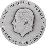 Tuvalu / Silver Five Ounces 2025 Signs of the Zodiac - obverse photo