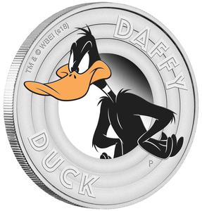 Tuvalu / Silver Half Ounce 2018 Daffy Duck - reverse photo