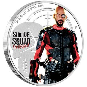 Tuvalu / Silver Ounce 2019 Suicide Squad - Deadshot - reverse photo