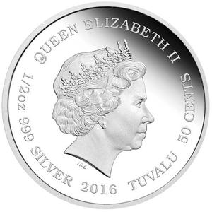 Tuvalu / Silver Half Ounce 2016 Tiger - obverse photo