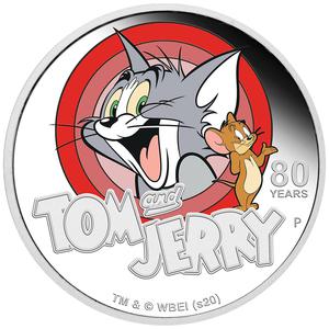 Tuvalu / Silver Ounce 2022 Tom and Jerry - obverse photo