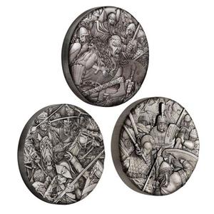 Tuvalu / Silver Two Ounces 2018 Warfare - reverse photo