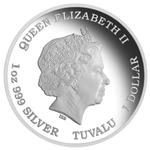 Silver Ounce 2014 Horses of Legend - Hippocamp: Photo Coin, Tuvalu, Silver Ounce 2014 Horses of Legend - Hippocamp / thumbnail