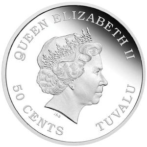 Tuvalu / Silver Half Ounce 2015 Baby Goat - obverse photo