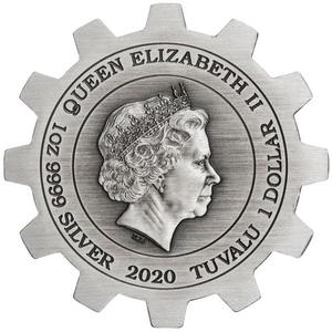 Tuvalu / Silver Ounce 2020 Industry in Motion - One - obverse photo