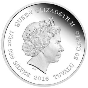 Tuvalu / Silver Half Ounce 2016 Jaguar - obverse photo