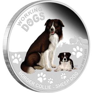 Tuvalu / Silver Ounce 2011 Border Collie - reverse photo
