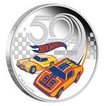 Tuvalu / Silver Ounce 2018 Hot Wheels - reverse photo