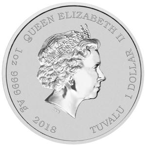 Tuvalu / Silver Ounce 2018 Money Toad - reverse photo