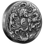 Silver Two Ounces 2016 Chinese Mythical Creatures: Photo Coin, Tuvalu, Silver Two Ounces 2016 Mythical Creatures / thumbnail