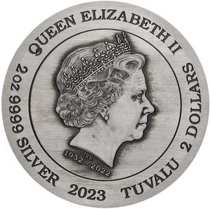 Tuvalu / Silver Two Ounces 2023 The Phantom - obverse photo