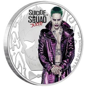 Tuvalu / Silver Ounce 2019 Suicide Squad - Joker - reverse photo