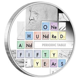 Tuvalu / Silver Ounce 2019 Periodic Table - reverse photo