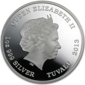 Tuvalu / Silver Ounce 2013 Phoenix - obverse photo
