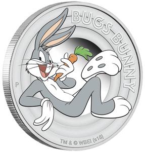 Tuvalu / Silver Half Ounce 2018 Looney Tunes - Bugs Bunny - reverse photo