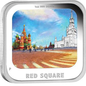 Tuvalu / Silver Ounce 2013 Famous Squares - obverse photo