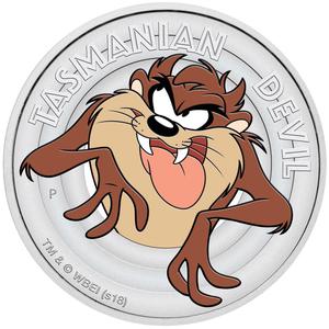 Tuvalu / Silver Half Ounce 2018 Tasmanian Devil - obverse photo