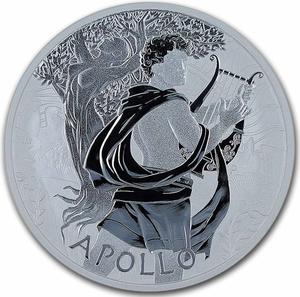 Tuvalu / Silver Ounce 2023 Gods of Olympus - Apollo - reverse photo