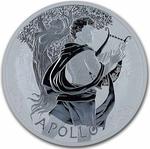 Tuvalu / Silver Ounce 2023 Gods of Olympus - Apollo - reverse photo