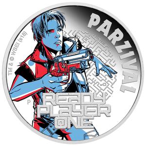Tuvalu / Silver Ounce 2018 Ready Player One - Parzival - reverse photo