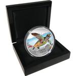 Silver Ounce 2014 Endangered and Extinct - Green Turtle: Photo Coin, Tuvalu, Silver Ounce 2014 Green Turtle / thumbnail