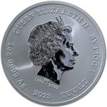 Tuvalu / Silver Ounce 2023 Gods of Olympus - Ares - obverse photo