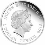 Silver Ounce 2012 Polar Bear: Photo Coin, Tuvalu, Silver Ounce 2012 Polar Bear / thumbnail