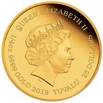 Gold Quarter Ounce 2019 Looney Tunes - Bugs Bunny: Photo Coin, Tuvalu, Gold Quarter Ounce 2019 Looney Tunes - Bugs Bunny / thumbnail