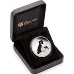Silver Ounce 2011 Border Collie: Photo Coin, Tuvalu, Silver Ounce 2011 Border Collie / thumbnail