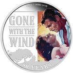 Silver Ounce 2019 Gone with the Wind: Photo Coin, Tuvalu, Silver Ounce 2019 Gone with the Wind / thumbnail