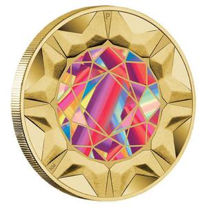 Tuvalu / One Dollar 2017 Extraordinary Gemstones - reverse photo