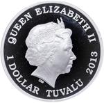Silver Ounce 2013 Year of the Snake - Success: Photo Coin, Tuvalu, Silver Ounce 2013 Year of the Snake - Success / thumbnail