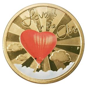 Tuvalu / One Dollar 2015 Love is in the Air - reverse photo
