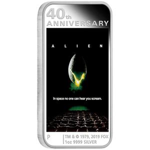 Tuvalu / Silver Ounce 2019 Alien - reverse photo